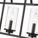 Mercer 5 Light 38 inch Matte Black Linear Pendant Ceiling Light
